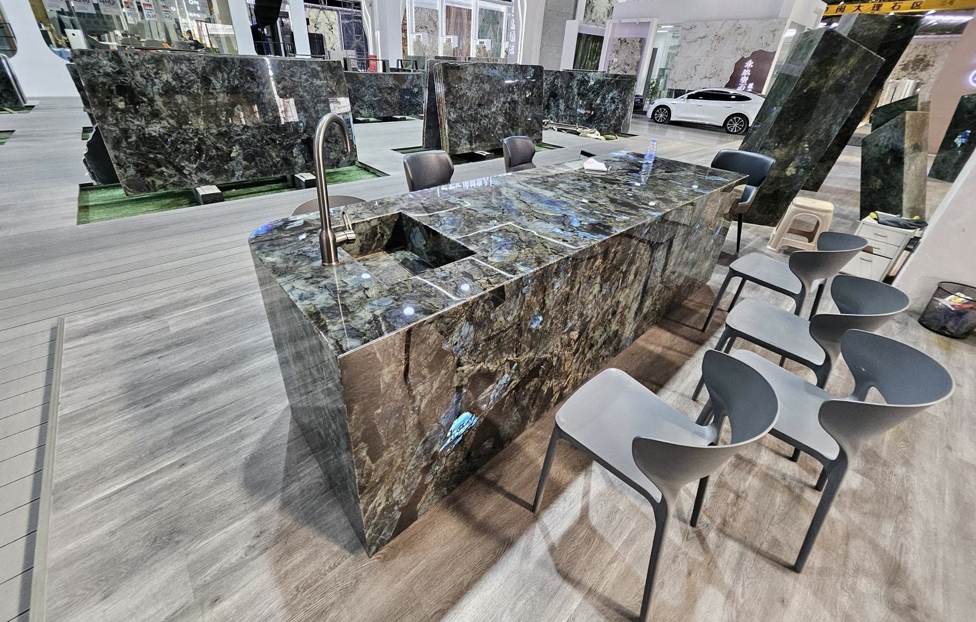 Labradorite Kitchen Island